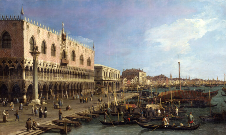 [high] Canaletto-Il_molo_verso_est_con_la_colonna_di_S