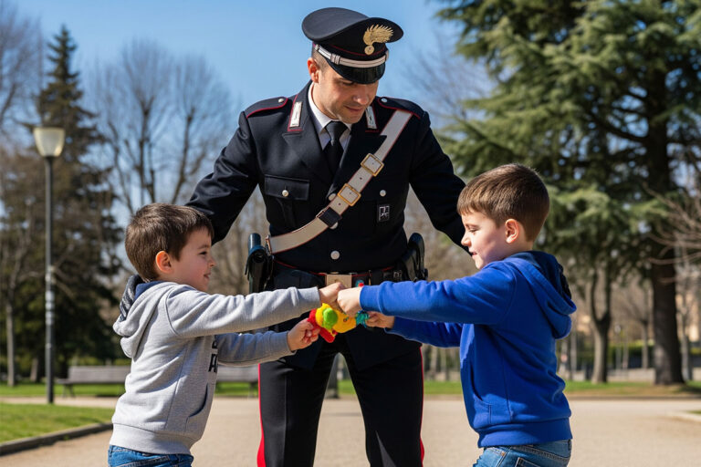carabiniere-divide-due-bambini-che-litigano